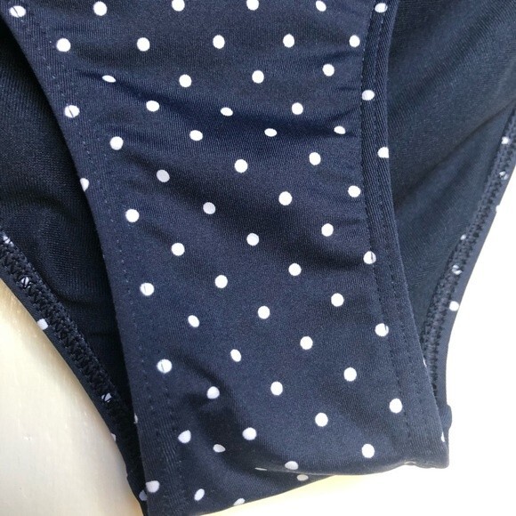 Abercrombie & Fitch Polka Dot Swim Bottoms Size Small - Picture 3 of 8